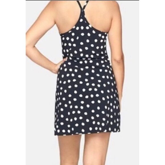 Black and white polka dot Outdoor Voices dress. Size L - Picture 4 of 14